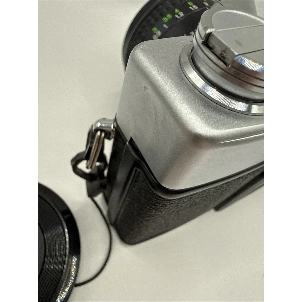 Minolta SRT 201 35mm Film Camera & 50mm f1.7 Rokkor X Lens Partially Tested